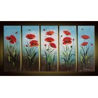 Floral Oil Painting Large Oil Painting on Canvas Bright Field of Flowers(g66113963ttps)