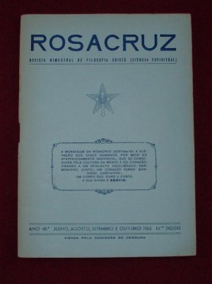 ROSICRUCIAN RARE PUBLICATION MAX HEINDEL PORTUGAL 1965