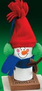 Marshmallow Snowman Ornament