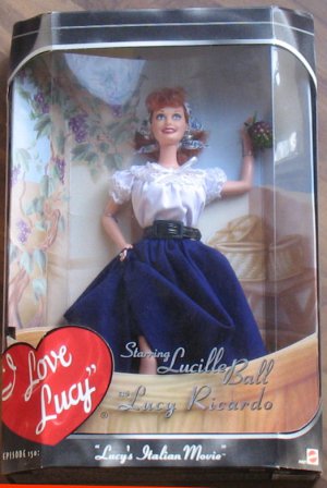 Mattel Lucy's Italian Movie Grape Stomping I love Lucy Doll MIB 1999