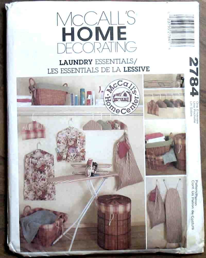 McCall's Pattern 2784 Laundry Room Essentials 2000 NIP