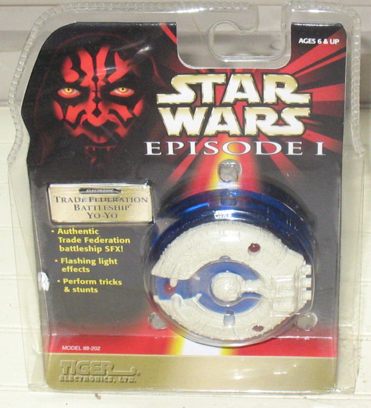 STAR WARS episode 1 Trade federation battleship YO-YO NIP 1999