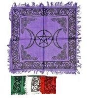 18" Rayon Triple Goddess Altar Cloth