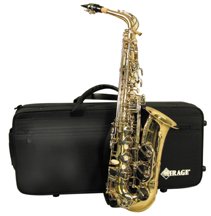 Deluxe Eb alto sax with case