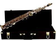 Bb soprano sax with case