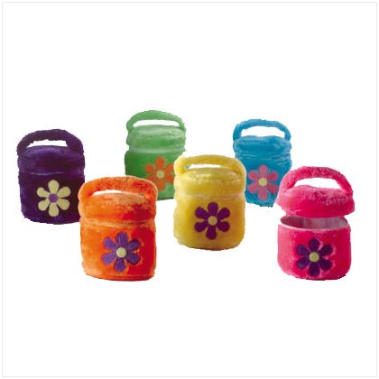 PK 6 PLUSH FLOWER HAND BAG