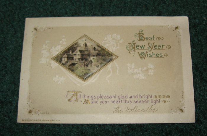 Best New Year Wishes Postcard ny1