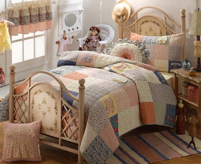 Dress Up All-Cotton Quilt Set-Full or Queen