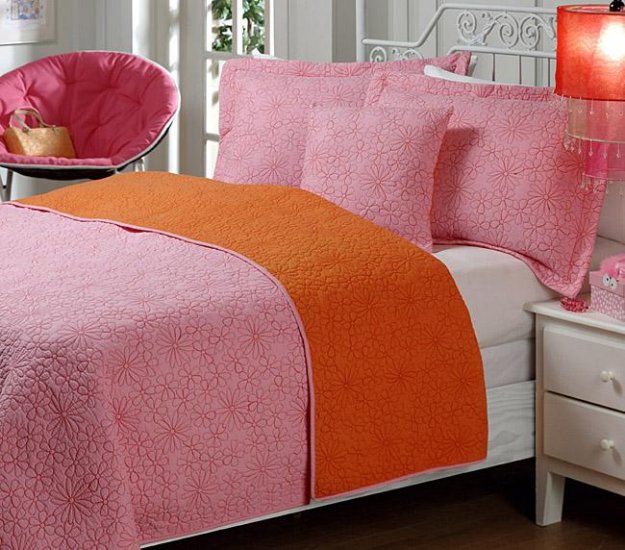 All Cotton Daisy Days Twin Quilt Set