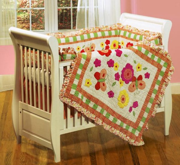 Butterfly Dreams 4-piece Crib Set