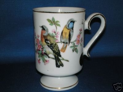 ROYAL CROWN SMUG MUGS LOVE BIRDS COFFEE MUGS 4383