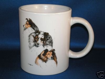 SHETLAND SHEEPDOG COFFEE MUG WITH HISTORY