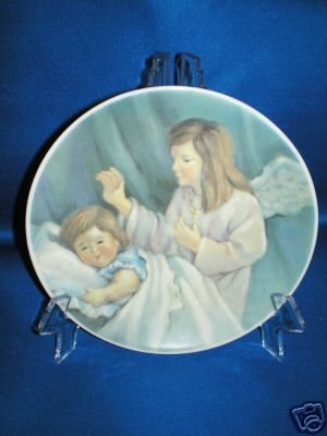 COLLECTOR PLATE SLEEPING CHILD WITH GUARDIAN ANGEL