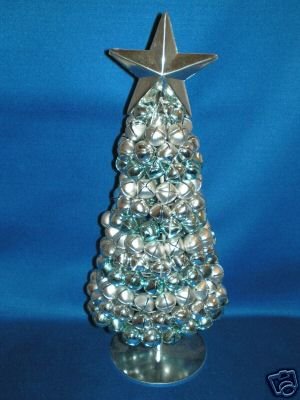 CHRISTMAS DECORATION AS SHOWN SILVER BELL TREE
