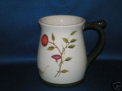 BATH AND BODY WORKS FALL 2001 FLORAL COFFEE MUG CUP