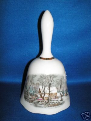 COLLECTIBLE BELL AS SHOWN~AVON 1978 AWARD WINTER