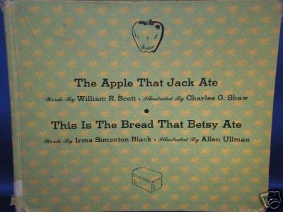 VINTAGE BOOK AS SHOWN~THE APPLE THAT JACK ATE~1951