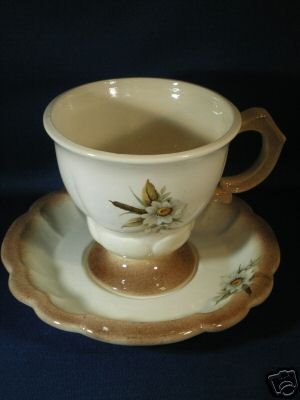 FLORAL TEA CUP AND SAUCER SET AS SHOWN