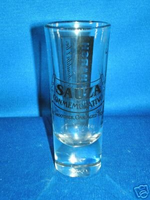 SHOT GLASS AS SHOWN~SAUZA CONMEMORATIVO TEQUILA