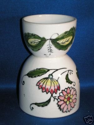 VINTAGE EGG CUP~AS SHOWN FLORAL JAPAN
