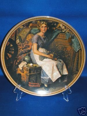 COLLECTOR PLATE NORMAN ROCKWELL DREAMING IN THE ATTIC
