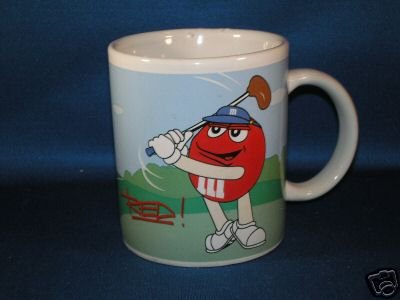 M & M CHOCOLATE CANDY COFFEE MUG