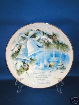 COLLECTOR PLATE COMMEMORATIVE CHRISTMAS 1978 CHIARA
