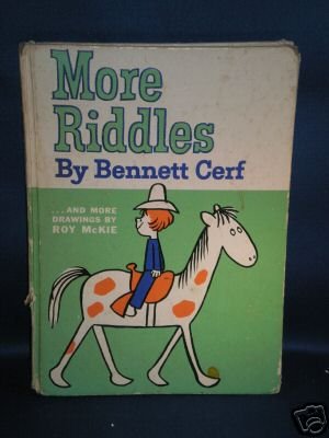 VINTAGE BOOK AS SHOWN~MORE RIDDLES~1961