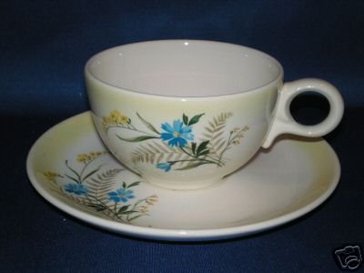 FLORAL TEA CUP AND SAUCER SET AS SHOWN