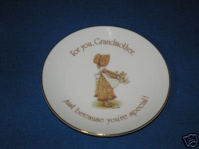 COLLECTOR PLATE HOLLY HOBBIE FOR YOU GRANDMOTHER