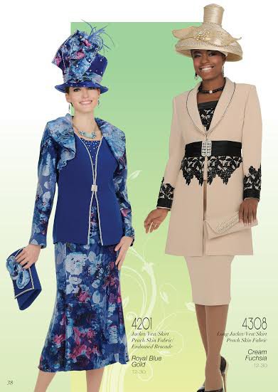 Gold with orint Champagne Italy Suit #4201. Hat ordered separately.