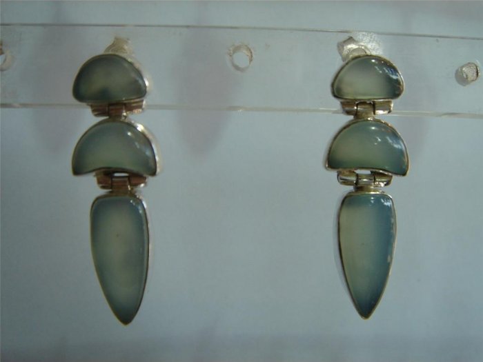 green matching antique style cz dangler earing jewelery