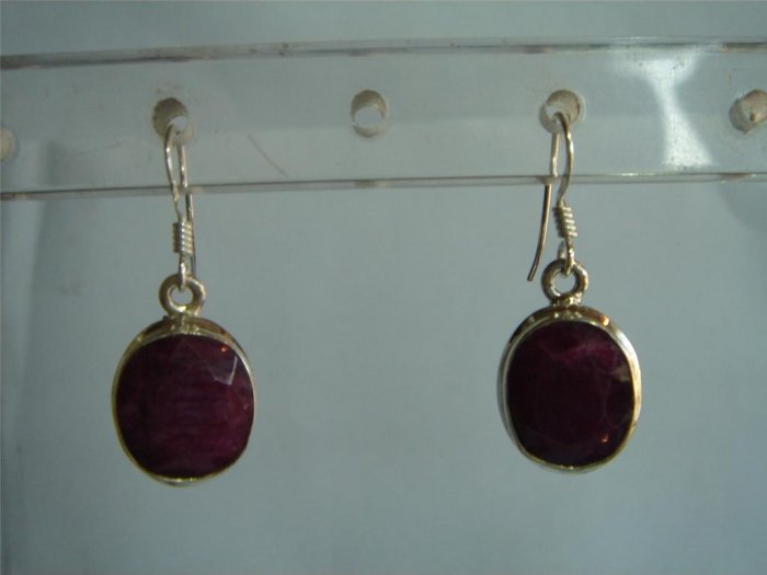 pink matching antique style cz dangler earing jewelery