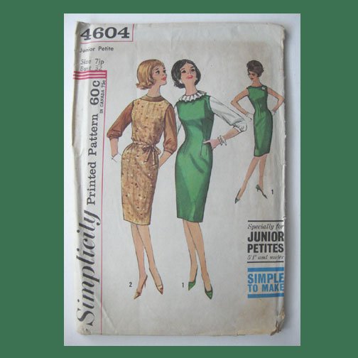 Simplicity Vintage Sewing Pattern, #4604, Size 7JP, JP's Jumper & Blouse