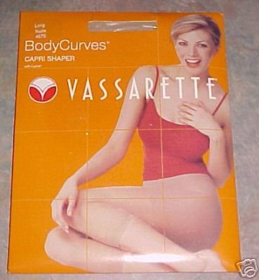 VASSARETTE BODY CURVES CAPRI SHAPERS BRAND "NEW" IN FACTORY BOX.