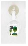 14 GAUGE LOGO BAD WROD " TAKE ME TO YOUR DEALER " CLEAR FLEXI TONGUE RING BARBELL BODY JEWELRY