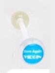 14 GAUGE BAD WORD " BORN AGAIN VIRGIN " CLEAR FLEXI TONGUE RING BARBELL BODY JEWELRY