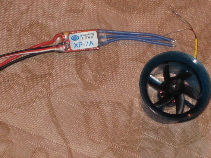 Brushless 16gram EDF and 12A ESC