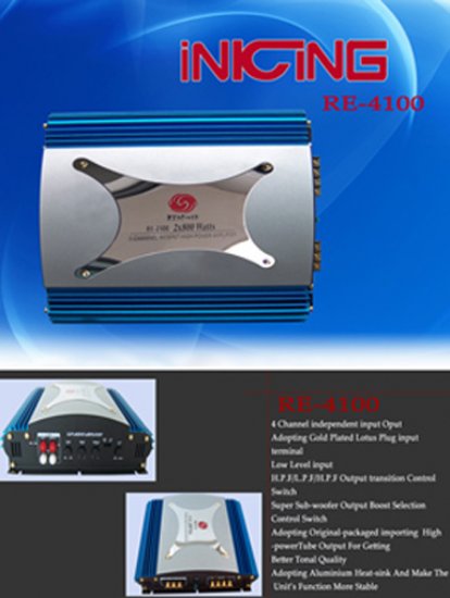 Car Amplifier RE-4100