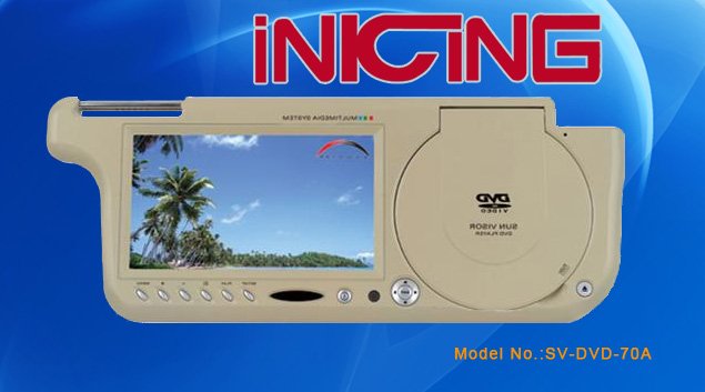Sun-visor DVD Monitor SV-DVD-70A