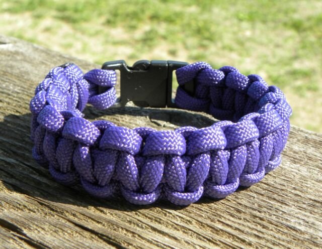 7 Inch Purple Paracord Bracelet
