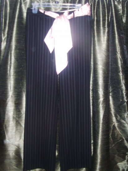 Michael Kors black striped pants size 6