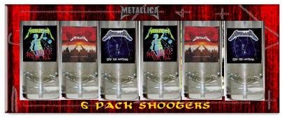 Metallica Logo Shot Glasses