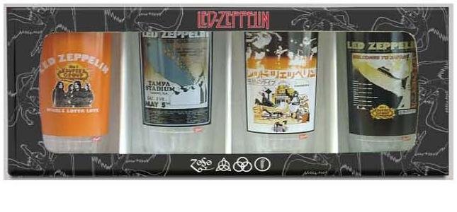 Led Zepellin Logo Pub Glasses