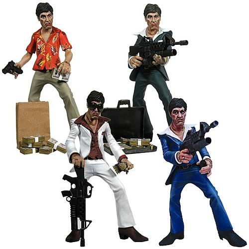 Scarface Stylized Rotocast Action Figures