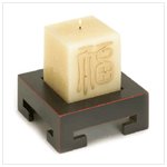 Good Luck Candle On Base