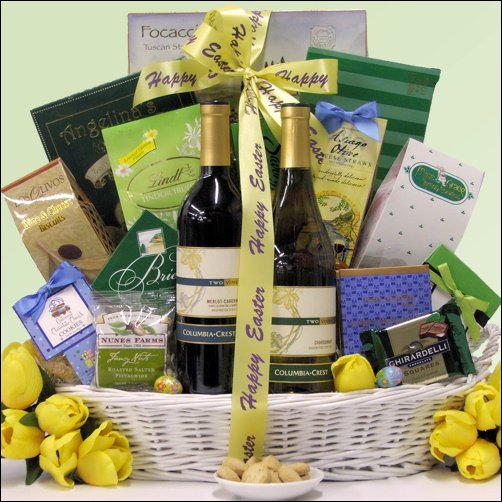 Columbia Crest Vineyards Duet: Easter Gourmet & Wine Gift Basket