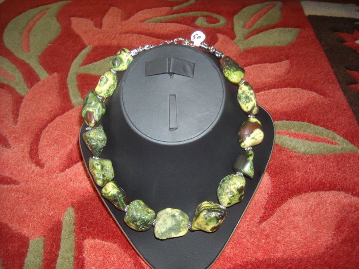 Malachite necklace