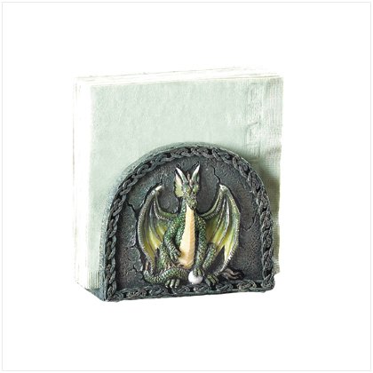 Green Dragon Napkin Holder
