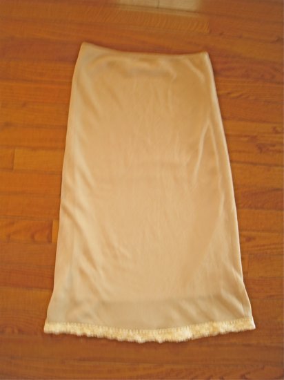 Tan Crinkle Skirt Forever21 Large